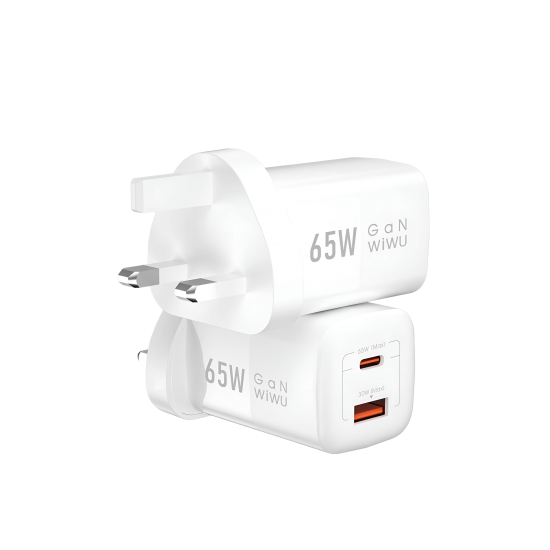 Charger Mobile WIWU Nano USB+PD 65W Wi-U012 White